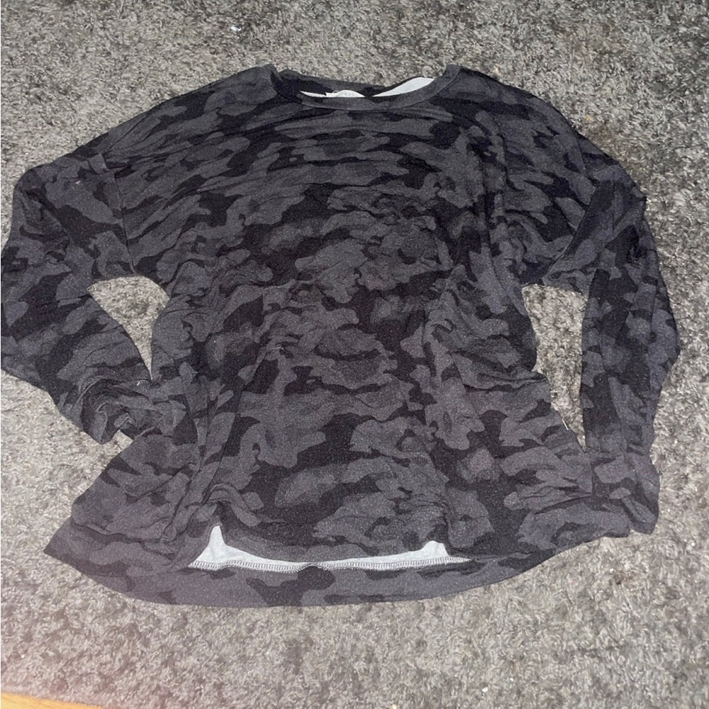 Camo sweater